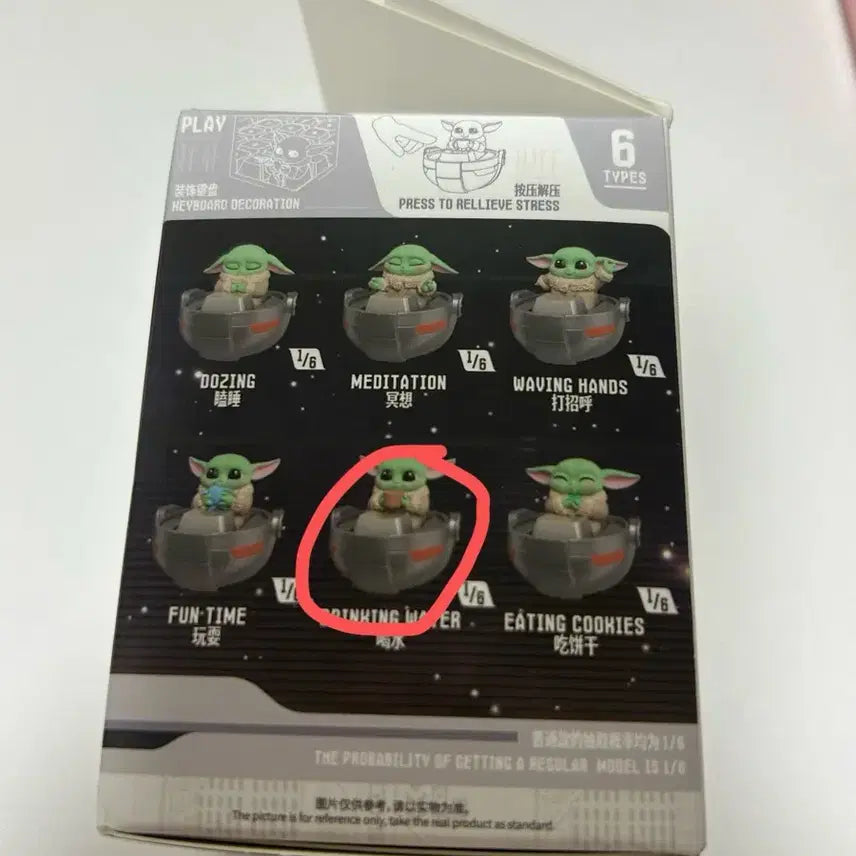 [BUNJANG] Miniso Star Wars Grogu Keycap / 미니소 스타워즈 그로구 키캡