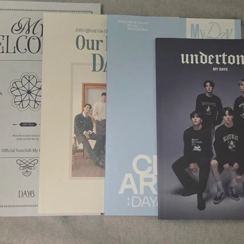 [BUNJANG] Day6 Official Photobook (4th, 5th, 6th Gen) + Undertz Lookbook Bundle / 데이식스 공식포토북(4기5기6기)+언더톤즈 룩북