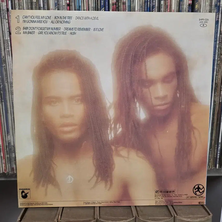 [BUNJANG] Milli Vanilli LP Vinyl Record / 밀리 바닐리 lp판