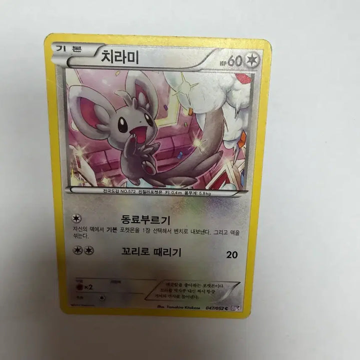 [BUNJANG] Pokemon Card (Chirami) / 치라미 포켓몬카드