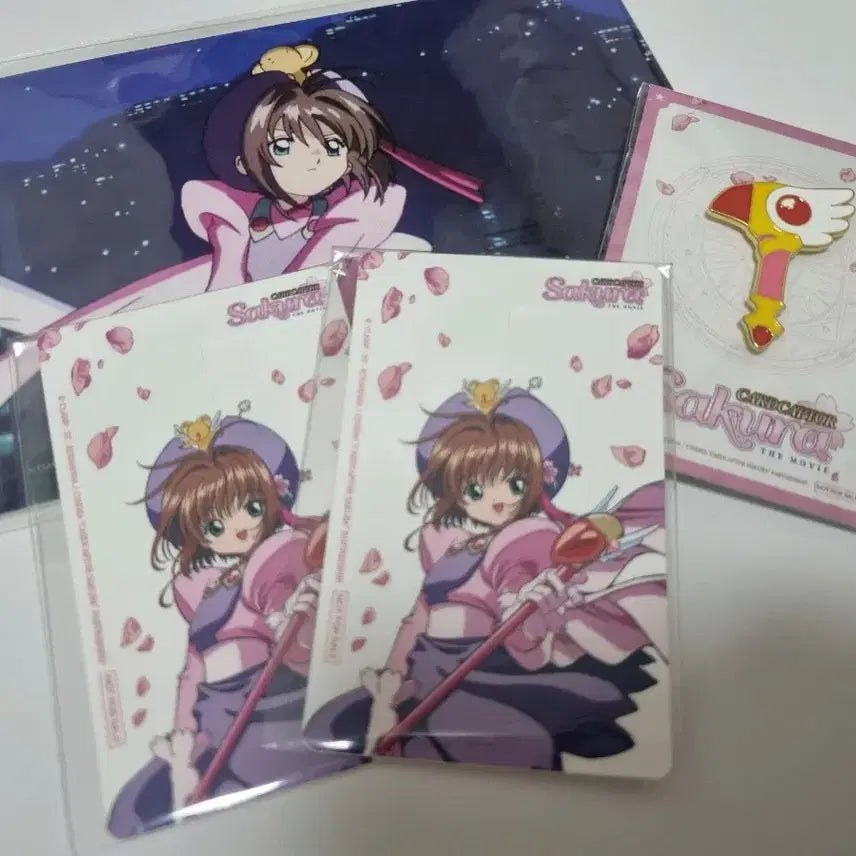 [BUNJANG] Cardcaptor Sakura Megabox Special Benefit Set / 카드캡터체리 엽서,스티커,뱃지 메가박스 특전 일괄