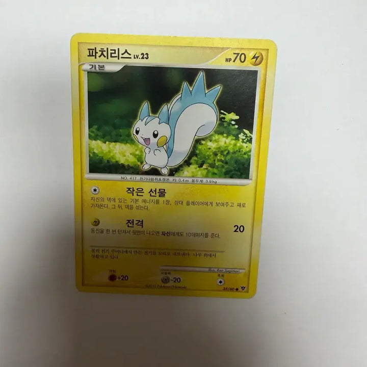 [BUNJANG] Treecko Pokemon Card / 파치리스 포켓몬카드