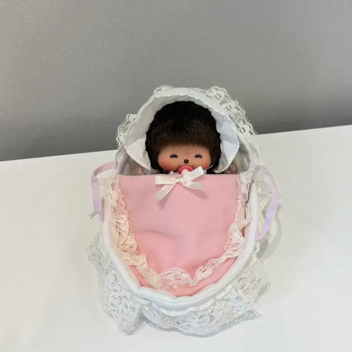 [BUNJANG] Babichichi Bonnet Bedding Set / 보넷 베비치치 침대 세트(인형 택 있음)