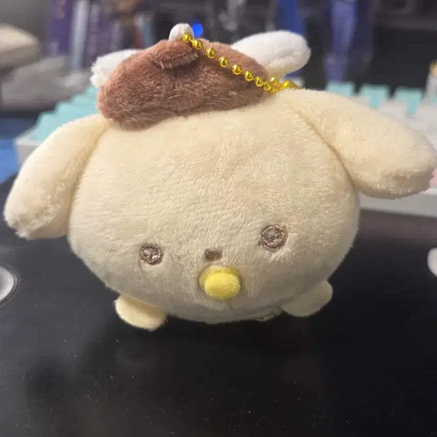 [BUNJANG] Sanrio Pompompurin Baby Mascot Keychain / 정품 폼폼푸린 베이비 마스코트 키링 팝니다