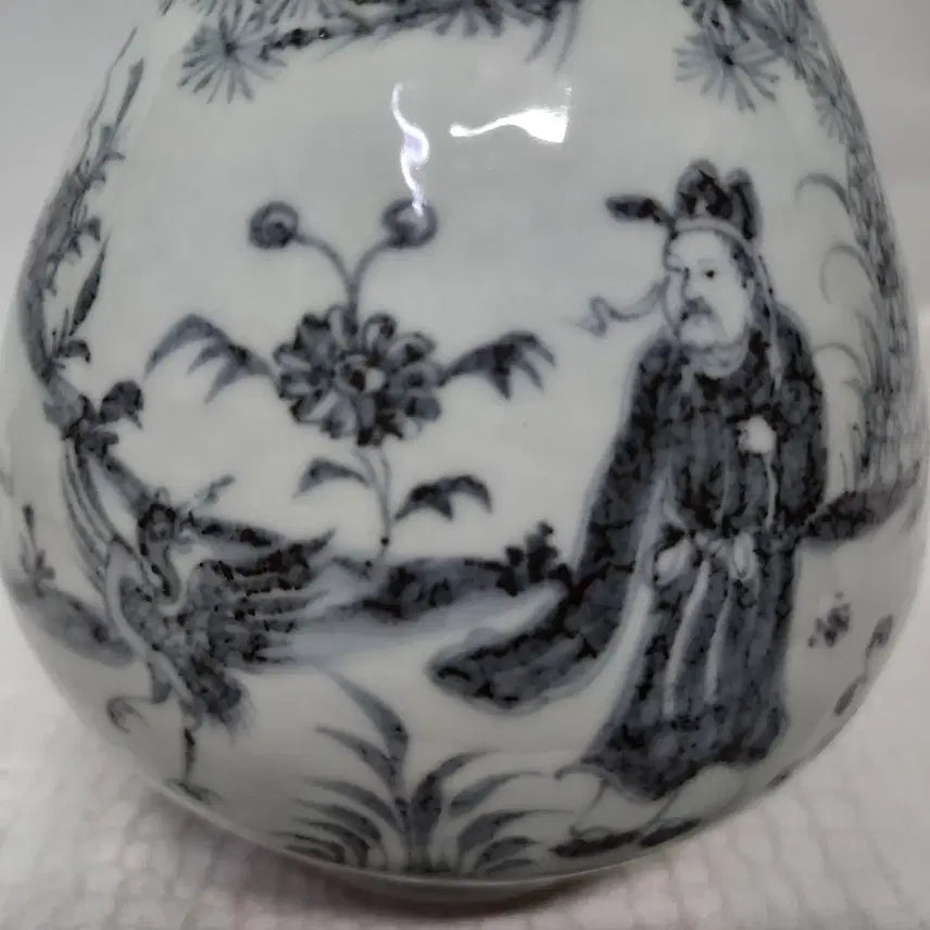 [BUNJANG] Jingdezhen Blue and White Porcelain Vase / 청화백자 중국도자기 경덕진 화병