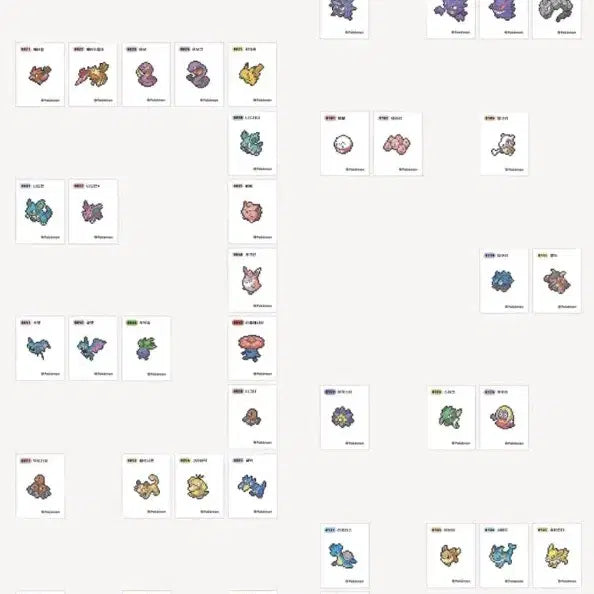 [BUNJANG] Pokemon Artwork Pixel Seal Trading / 포켓몬 아트웍, 픽셀 띠부씰 교환