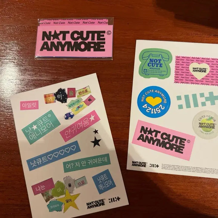 [BUNJANG] NCT Official NAT CUTE ANYMORE Sticker Set / NCT공식 NAT CUTE ANYMORE(낫큐트애니모어) 스티커 세트