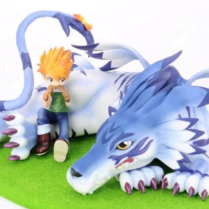 [BUNJANG] Megahouse Digimon GEM Garurumon &amp; Yamato Ishida Figure / (택포)메가하우스 디지몬 GEM 가루루몬&amp;이시다 야마토