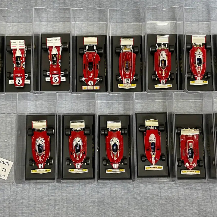 [BUNJANG] Atheast IXO Ferrari F1 1/43 Scale Model Collection (1970-1979) / 1/43 아셰트 IXO 페라리 F1 1970~1979