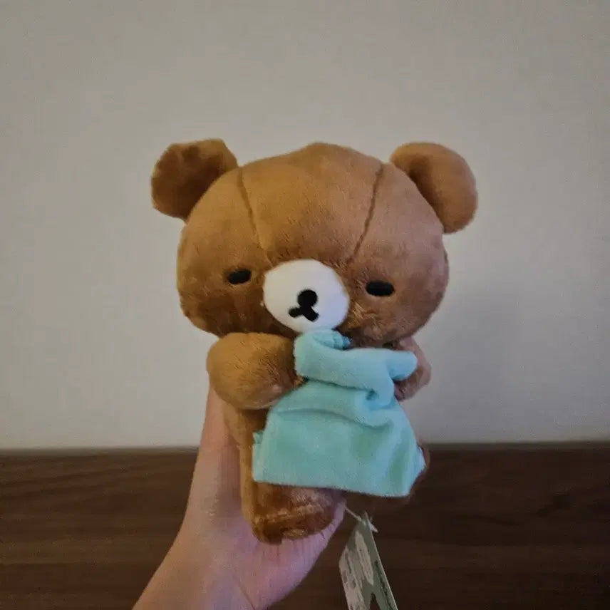 [BUNJANG] Rilakkuma Nap Blanket Mascot Doll / 리락쿠마 낮잠 담요 이불 마스코트 인형