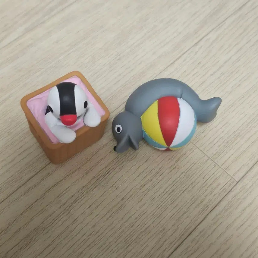 [BUNJANG] Pingu Ppinga &amp; Robby Soft Figure Set / 핑구 소프트피규어 핑가&amp;로비