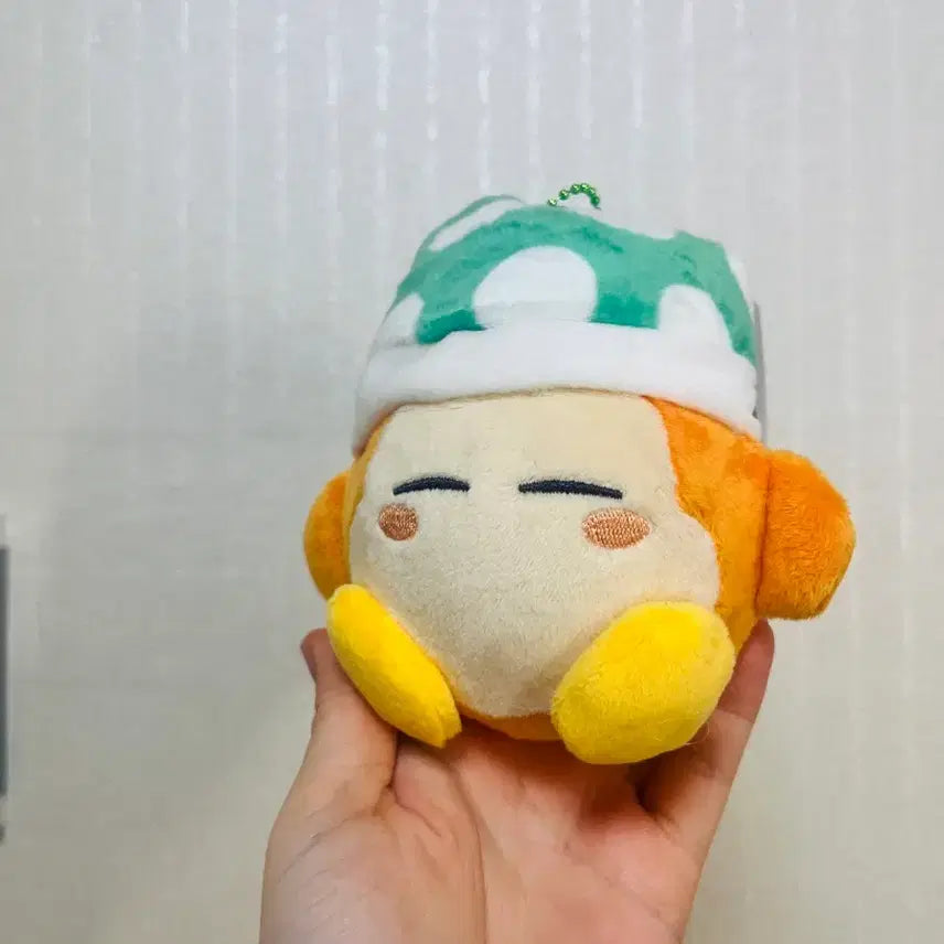 [BUNJANG] Kirby Dream Land Waddle Dee Sleeping Mascot Plush / 별의커비 웨이들디 쿨쿨이 잠자는 인형 마스코트