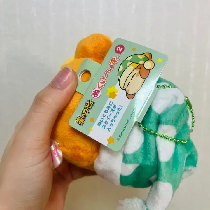 [BUNJANG] Kirby Dream Land Waddle Dee Sleeping Mascot Plush / 별의커비 웨이들디 쿨쿨이 잠자는 인형 마스코트