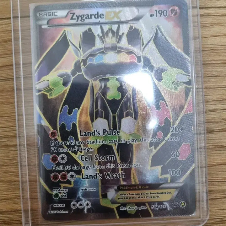 [BUNJANG] Pokemon Card North America Zygarde EX SR / 포켓몬카드 북미 지가르데 EX SR