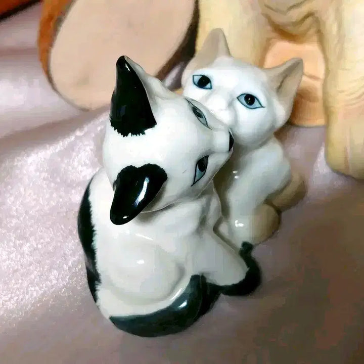 [BUNJANG] Vintage Ceramic Cat Figurine / vintage) Szeiler studio 빈티지 도자기 고양이 장식품