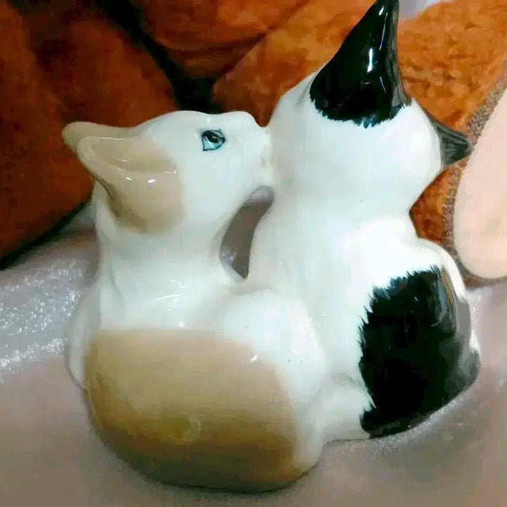 [BUNJANG] Vintage Ceramic Cat Figurine / vintage) Szeiler studio 빈티지 도자기 고양이 장식품