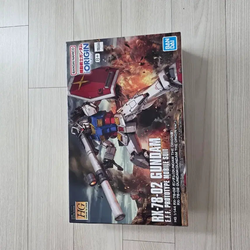 [BUNJANG] HG The Origin First Gundam (Includes Delpi Decals) / hg 디 오리진 퍼스트 건담(델피데칼 포함)