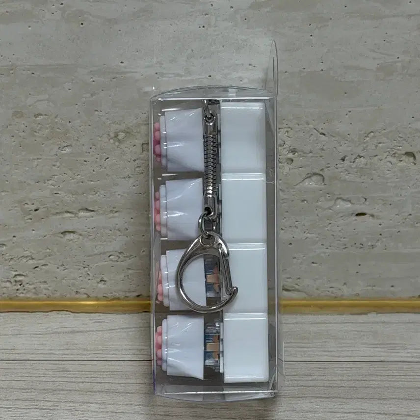 [BUNJANG] Cat Paw 4-Keycap Keyring / 고양이 발바닥 4구 키캡 키링