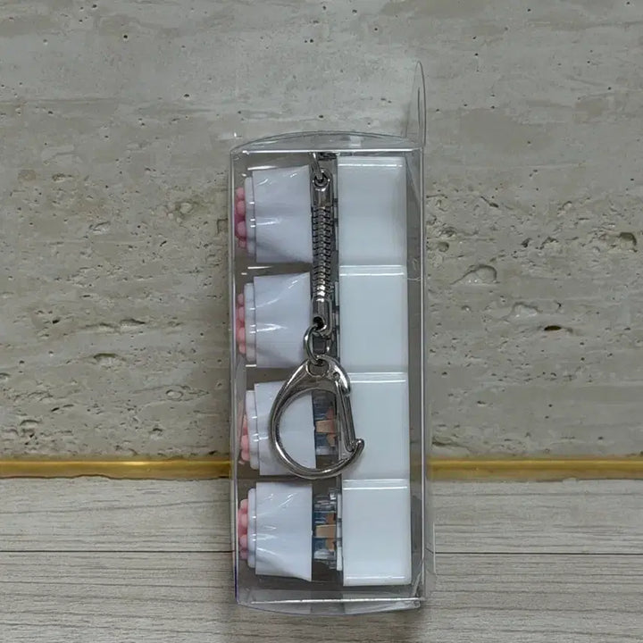 [BUNJANG] Cat Paw 4-Keycap Keyring / 고양이 발바닥 4구 키캡 키링