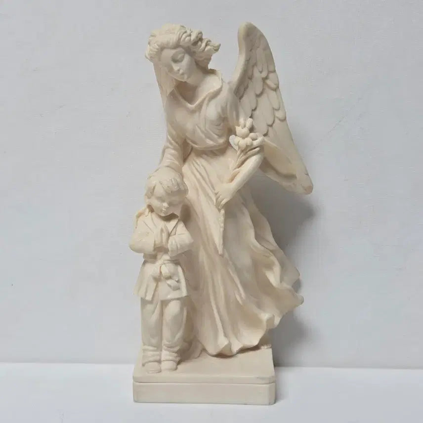 [BUNJANG] 1970s Italian Gabriel Archangel Resin Sculpture by Gino Ruggeri for Bianchi / 70년대 이탈리아 가브리엘 대천사 레진 작가 작품 미술 조각 가톨릭