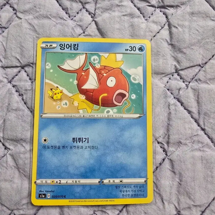 [BUNJANG] Pokemon Card Magikarp Kanahei / 포켓몬카드 카나헤이 잉어킹 상태 좋은거 팔아요