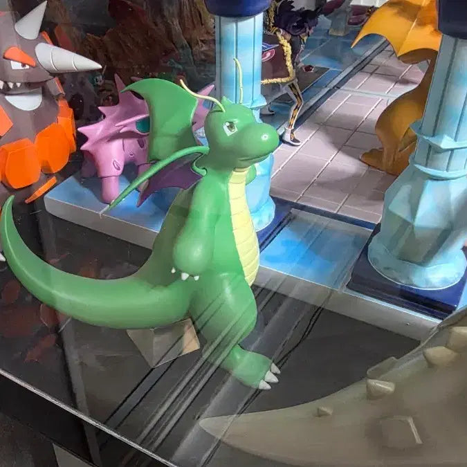 [BUNJANG] Shiny Dragonite &amp; Evolutions Resin Scale Figure / 포켓몬 피규어 레진 스케일 이로치망나뇽