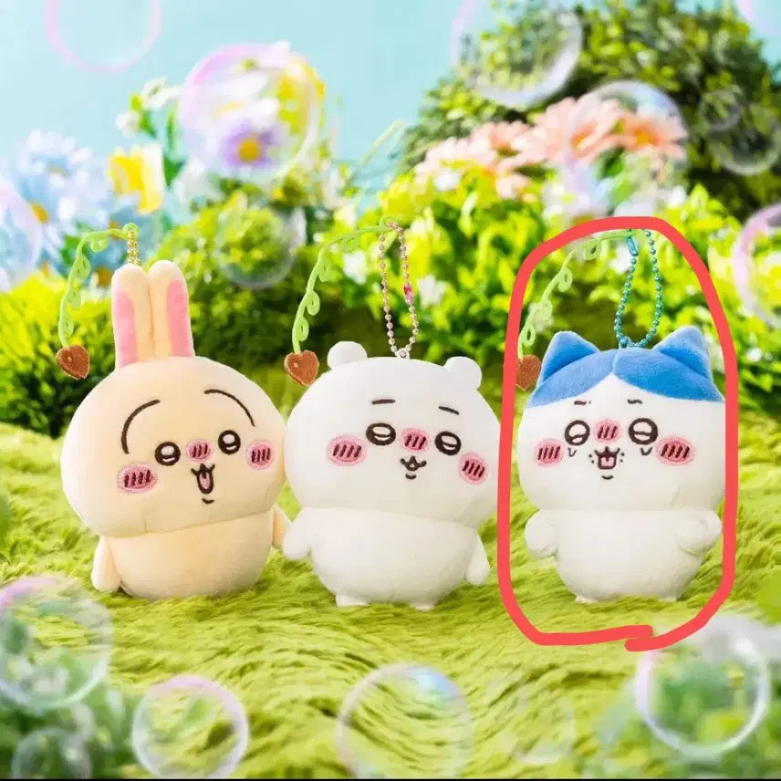 [BUNJANG] Drunken Hachiwara Plush Keychain / 취한 하치와레 판매합니다