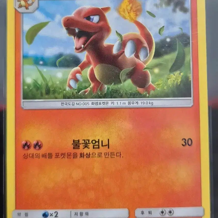 [BUNJANG] Pokemon Card Charizard 012/095 SM9 / 포켓몬 카드 리자드 012/095 sm9