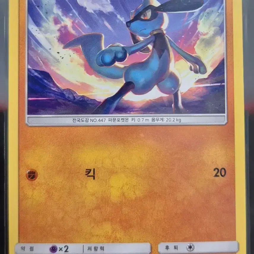 [BUNJANG] Pokemon Card Lior 025/054 SM10a / GG엔드)포켓몬 카드 리오르 025/054 sm10a