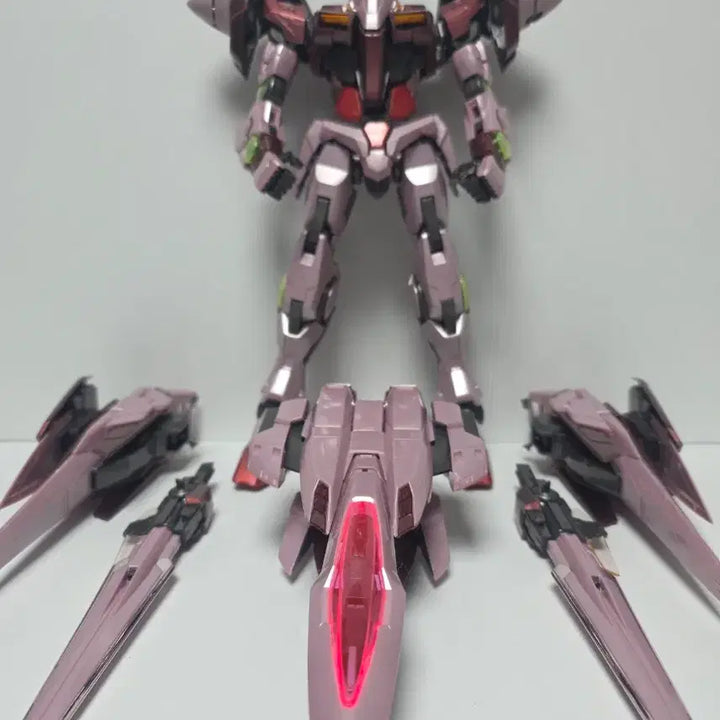 [BUNJANG] Bandai PG 1/60 Trans-Am Raiser "Gundam 00" Model Kit w/ Clear Body Set / 반다이 PG 1/60 트란잠 라이저 가조 + 클리어 보디