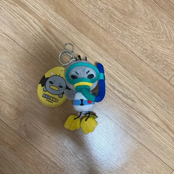 [BUNJANG] Annyeong Zadu Snorkeling Kkoko Doll Keyring / 안녕자두야 스노클링 꼬꼬 인형 키링