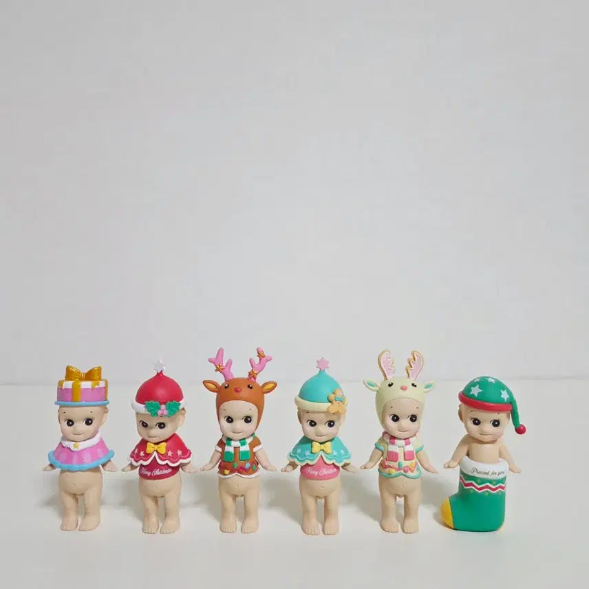 [BUNJANG] Sonny Angel 2016 Christmas Limited Edition 6 Figure Set (Includes Secret) / 단순개봉>소니엔젤 2016년 크리스마스 시크릿 포함 6종 세트