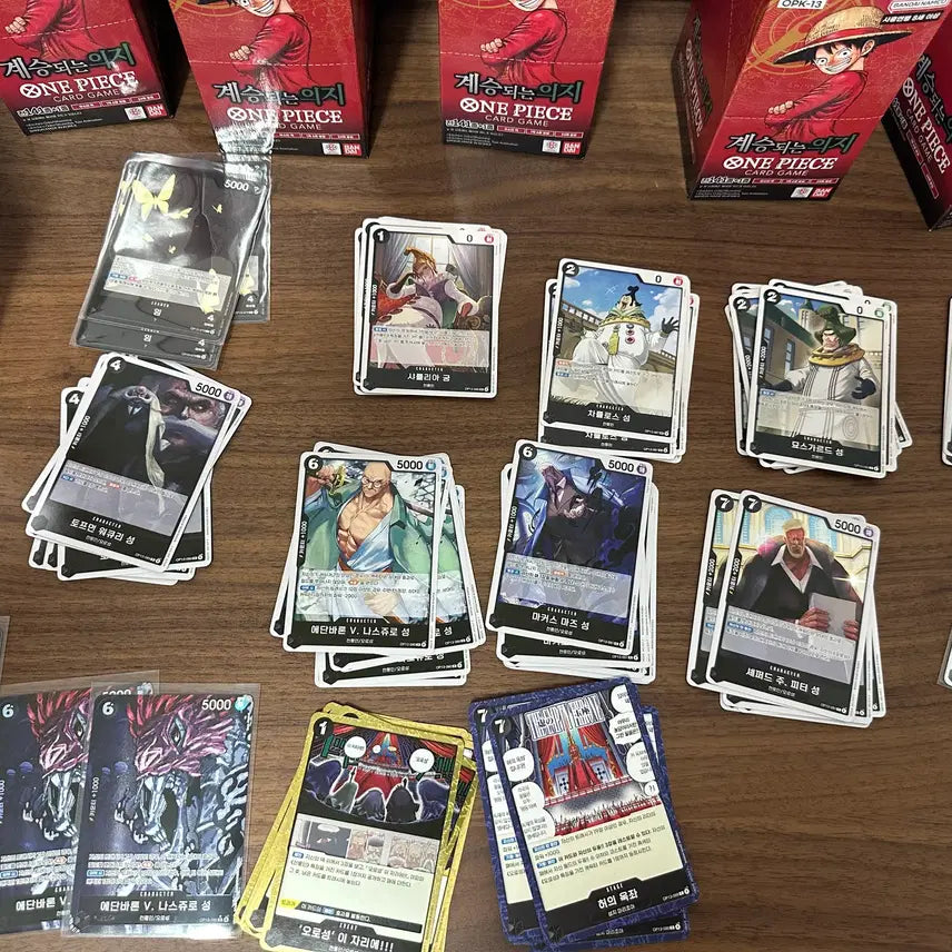 [BUNJANG] One Piece Card Game 13th Edition Bundle Set (7 Boxes Equivalent) / 원피스카드 13탄 7박스 분량 일괄 판매