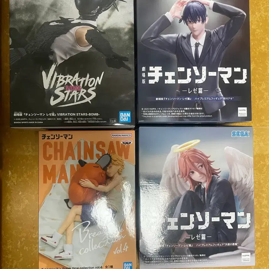 [BUNJANG] Chainsaw Man 4-Figure Bundle Set / 체인소맨 피규어 4종 일괄판매