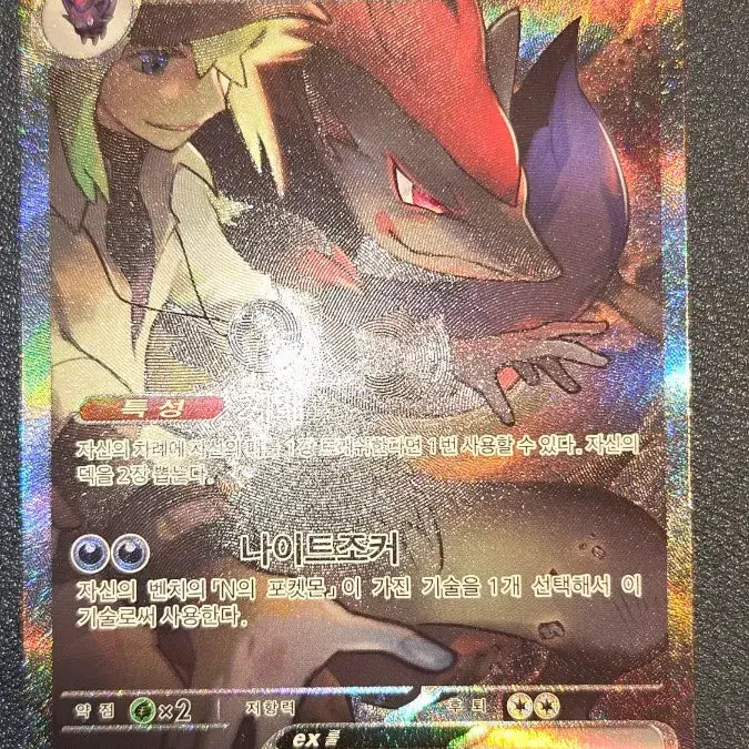 [BUNJANG] Pokemon Card Zoroark SAR / 포켓몬카드 n의 조로아크 ex, n의 방안 sar