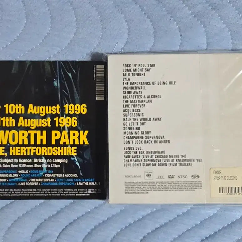 [BUNJANG] Oasis Stop the Clocks 1996 Népwörth Live CD Bundle Set / 오아시스 넵워스cd, oasis - Stop the Clocks
