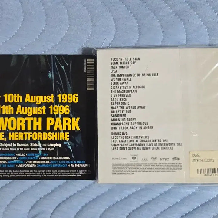 [BUNJANG] Oasis Stop the Clocks 1996 Népwörth Live CD Bundle Set / 오아시스 넵워스cd, oasis - Stop the Clocks