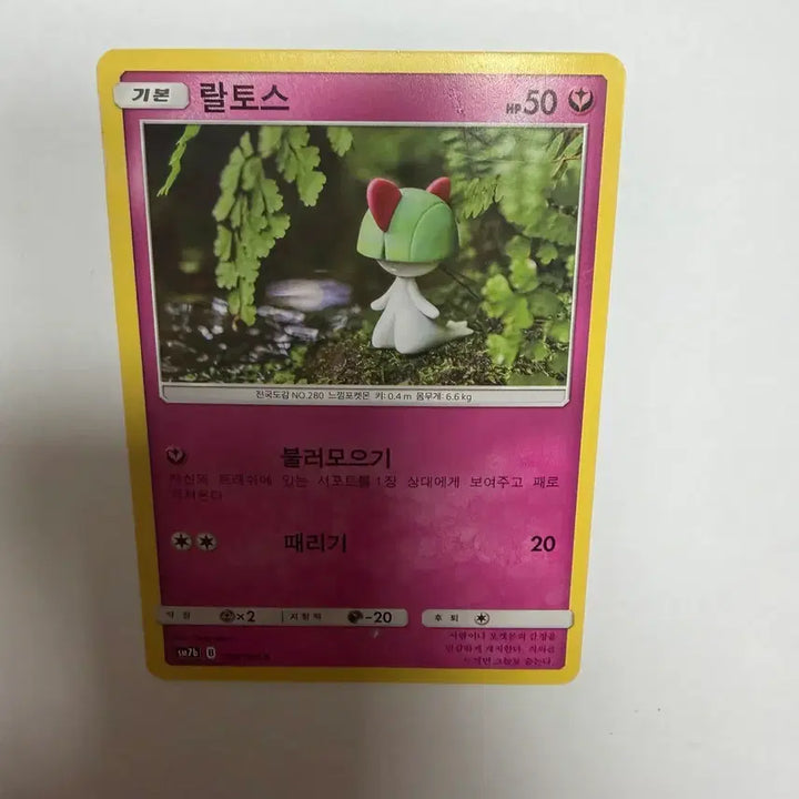 [BUNJANG] Ralts Pokemon Card / 랄토스 포켓몬카드