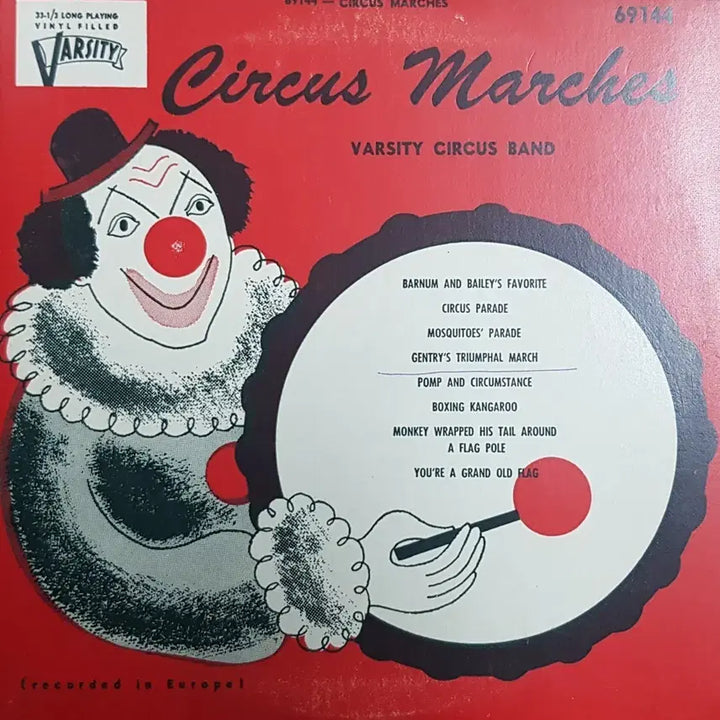 [BUNJANG] Various Artists Circus Marches LP / 바시티 서커스 밴드 앨범 Circus Marches LP