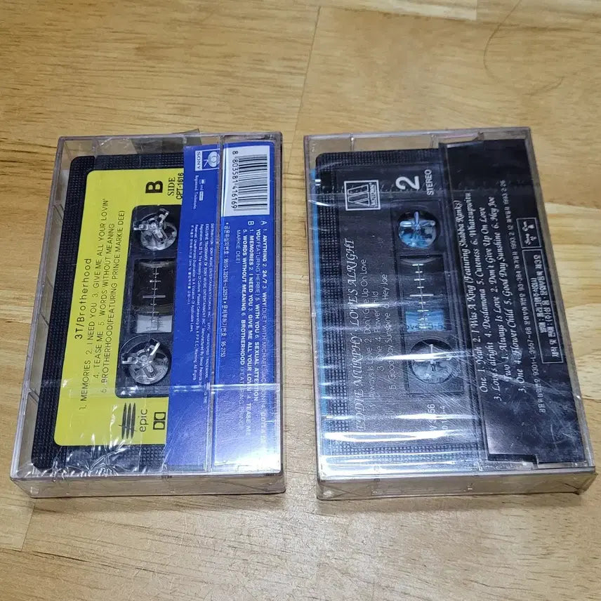 [BUNJANG] 3T &amp; Eddie Murphy Cassette Tape Bundle / 택포) 3T, 에디 머피 카세트테이프 2개