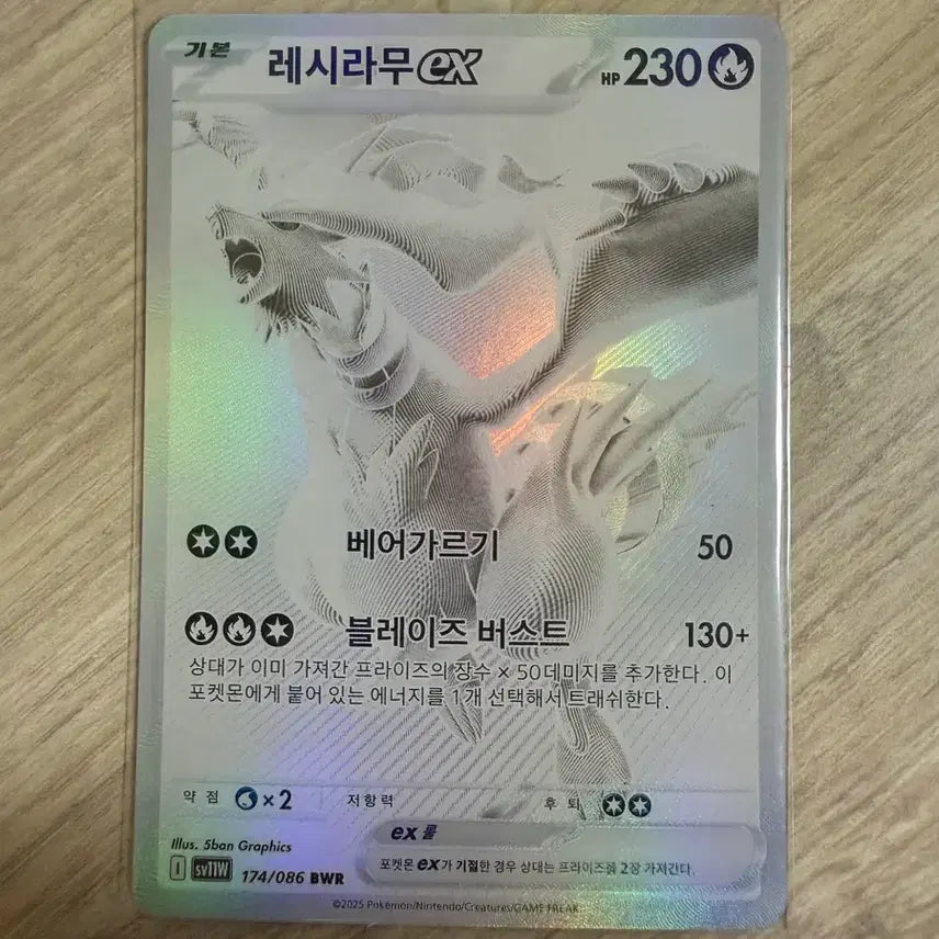 [BUNJANG] Reshiram BWR Photocard Holder / 레시라무 bwr