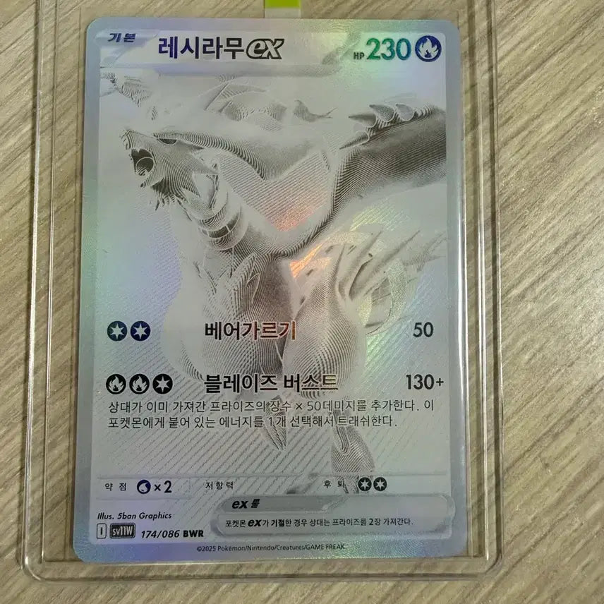 [BUNJANG] Reshiram BWR Photocard Holder / 레시라무 bwr