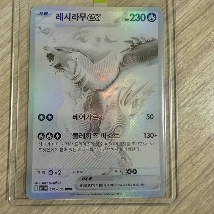 [BUNJANG] Reshiram BWR Photocard Holder / 레시라무 bwr