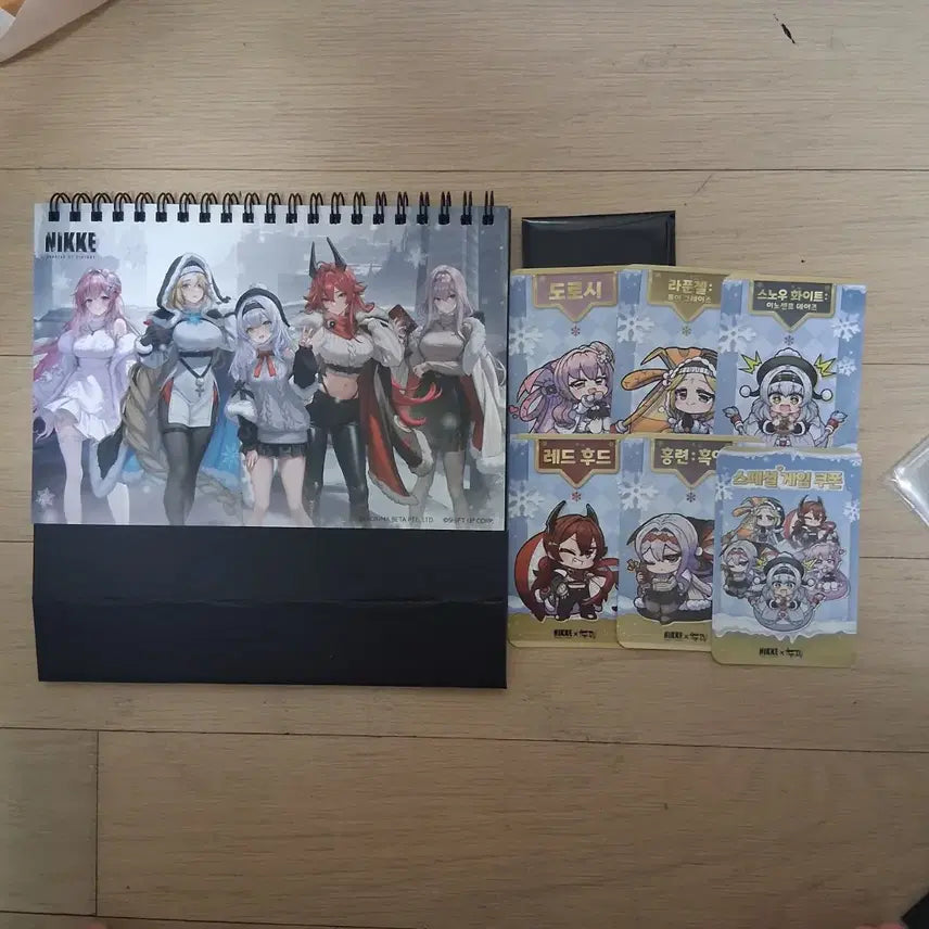 [BUNJANG] Goddess of Victory: Nikke DuJJim Collaboration Calendar Photocard Bundle Set / 승리의 여신 니케 두찜 콜라보 달력 포토카드 일괄 판매