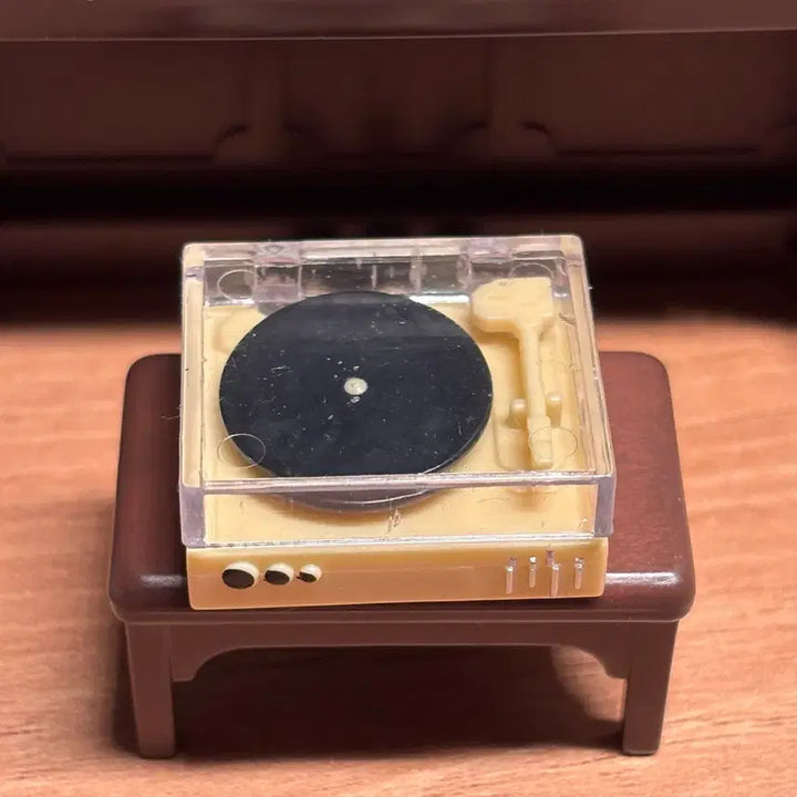 [BUNJANG] Retro Turntable Miniature Yellow / 레트로 턴테이블 lp 미니어처 옐로우