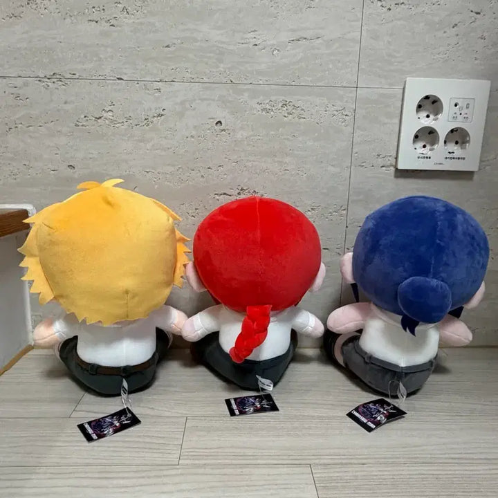 [BUNJANG] Chainsaw Man Denji Makima Lege Medium Seating Doll Bundle Set / [일괄] 체인소맨 덴지 마키마 레제 중형 시팅 인형 세트