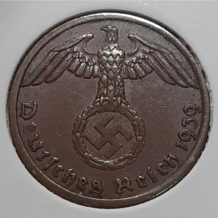 [BUNJANG] Germany 1939 1 Reichspfennig Coin / 독일 나치 1939년 1페닝.외국주화 주화 화폐 동전