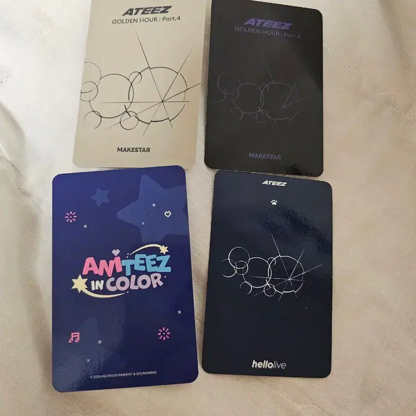[BUNJANG] ATEEZ San Photocard 4-Piece Set / 에이티즈 산 포토카드 4종