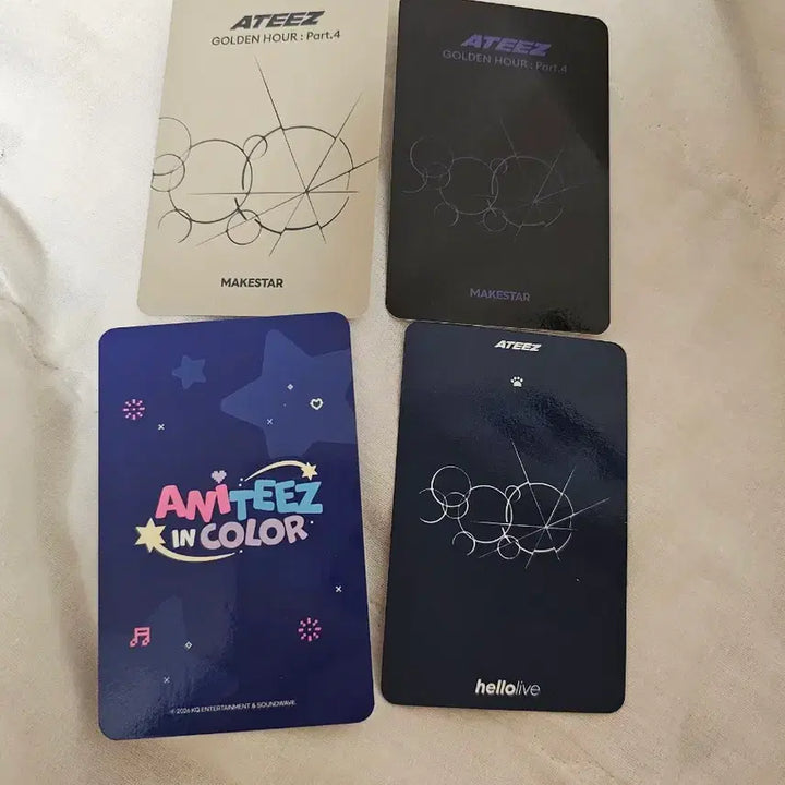 [BUNJANG] ATEEZ San Photocard 4-Piece Set / 에이티즈 산 포토카드 4종
