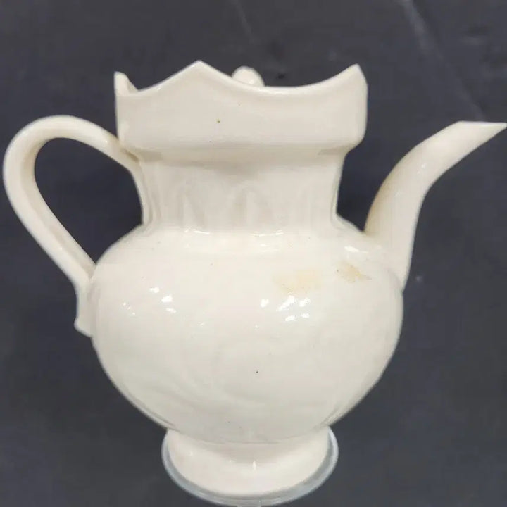 [BUNJANG] Chinese Celadon Porcelain Song Dynasty White Porcelain Flower Shaped Ewer / 중국도자기              송대 백자 화형 집호
